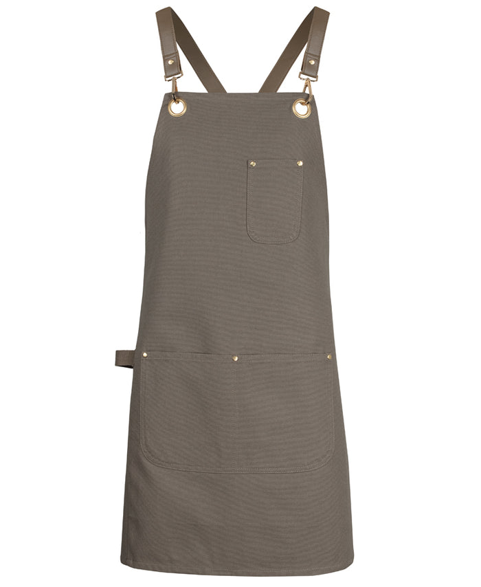 65x75 Brass Eyelet Canvas Apron with PU Strap | 5ACBP