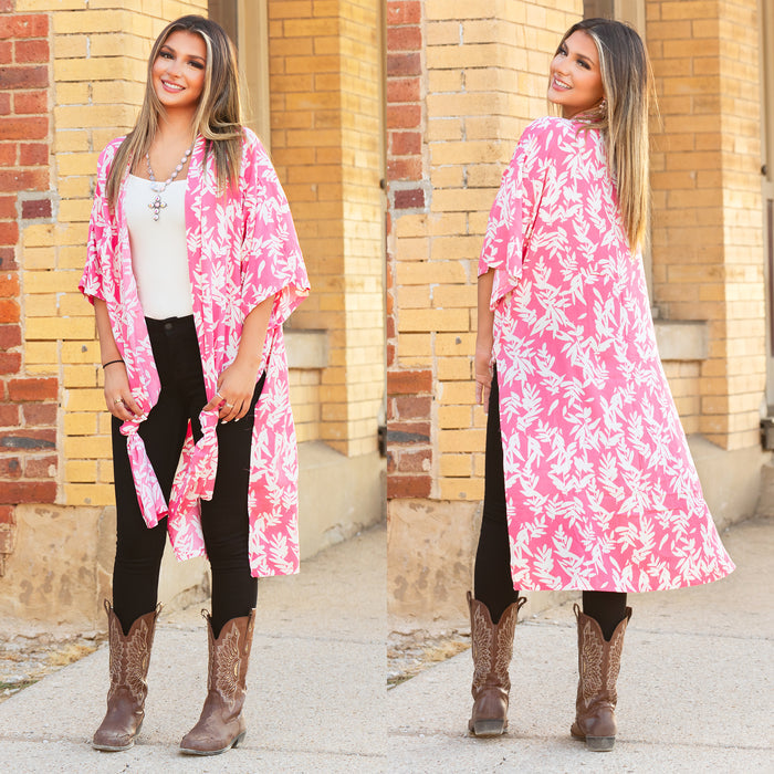 8939 - Floral Print Duster