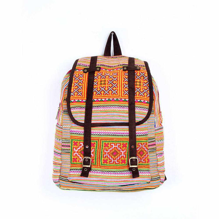 Alisa Embroidered Colorful Boho Backpack - Thailand