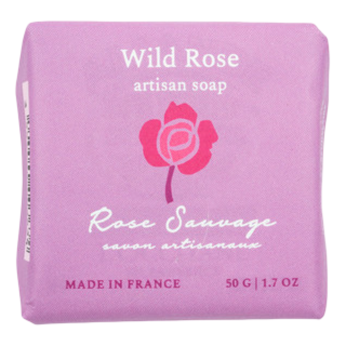 bandolier soap, wild rose soap, guest soap, french milled soap, floral soap, luxury bar soap, bath essentials, powder room soap, travel soap, artisan soap