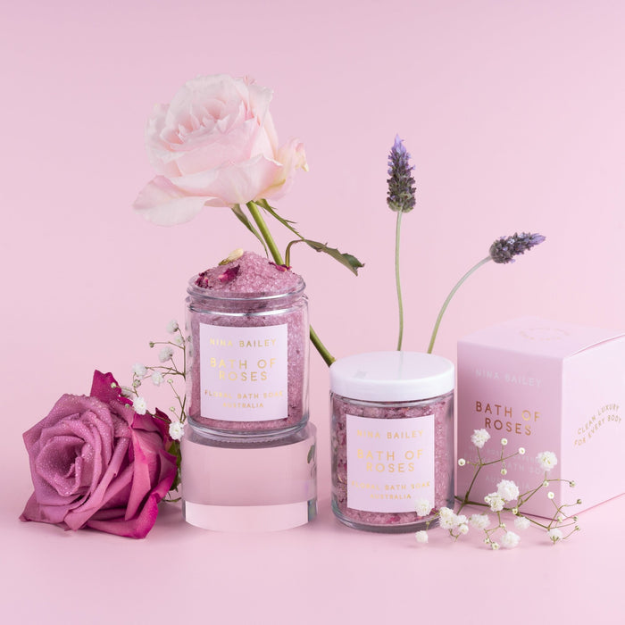 Bath of Roses - Botanical Bath Soak - Nina Bailey