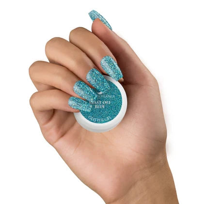 Blast Off Blue Glitter Gel, 10 m