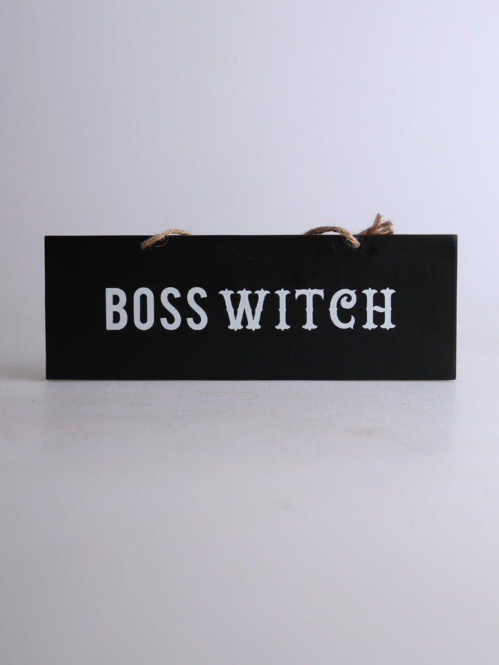 Boss Witch Wall Sign | One Colour-Image 2