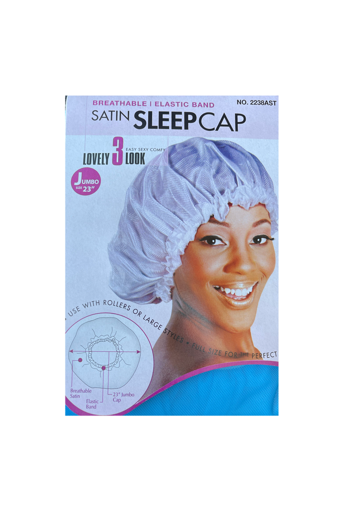 Breathable Satin Jumbo Sleep Cap