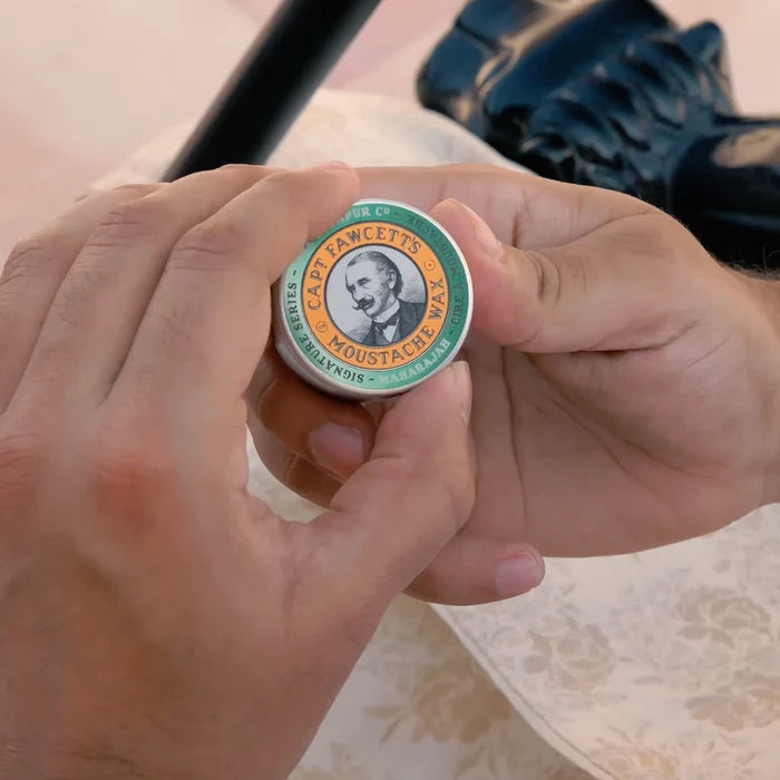 Captain Fawcett Moustache Snor Wax Maharajah