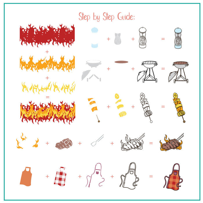 CJS-319 - Get to Grillin' | Clear Jelly Stamping Plate
