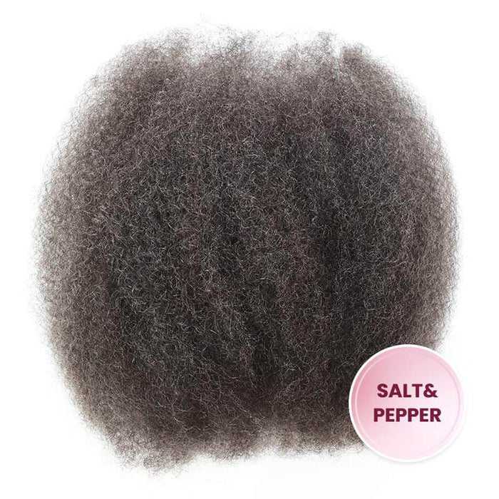 salt pepper afro kinky hair for braiding hair for women