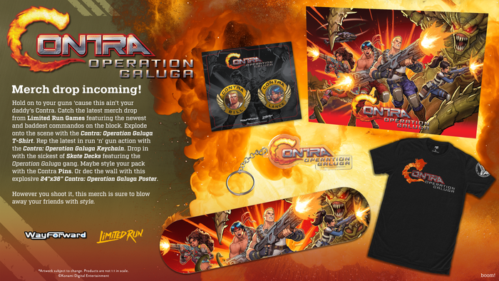 Contra: Operation Galuga Skate Deck