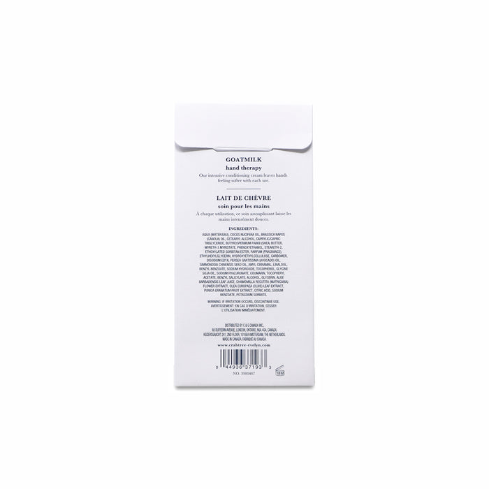 Crabtree & Evelyn Goatmilk Hand Therapy 100g ( 3.5oz )