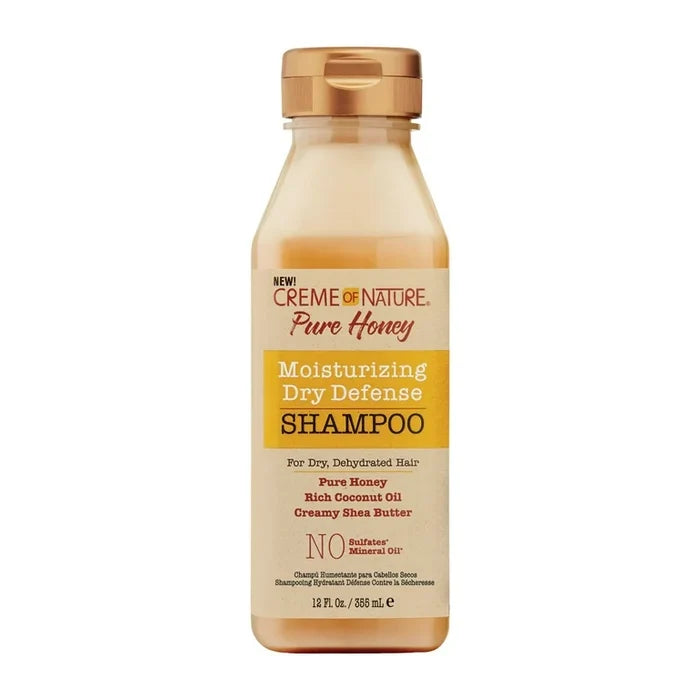 Creme Of Nature Pure Honey Moisturising Dry Defense Shampoo 355 mL