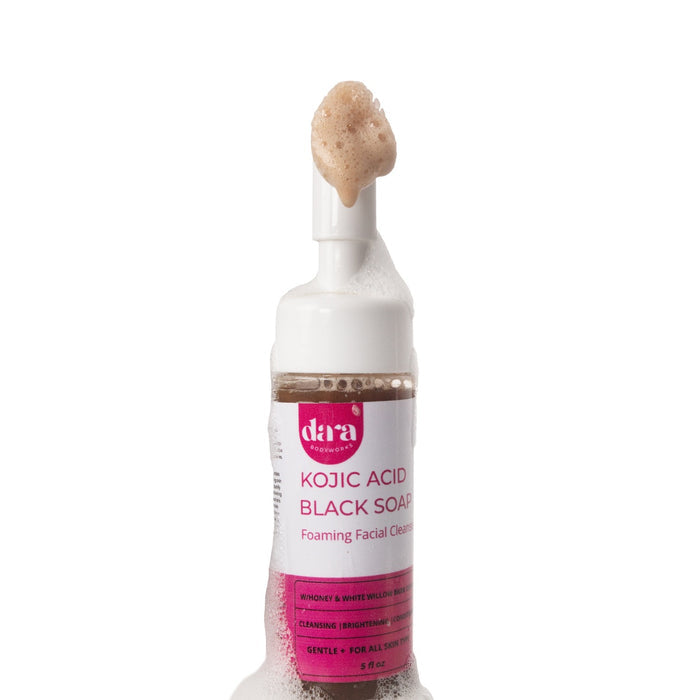 Dara Bodyworks- Black Soap Foaming Facial Cleanser