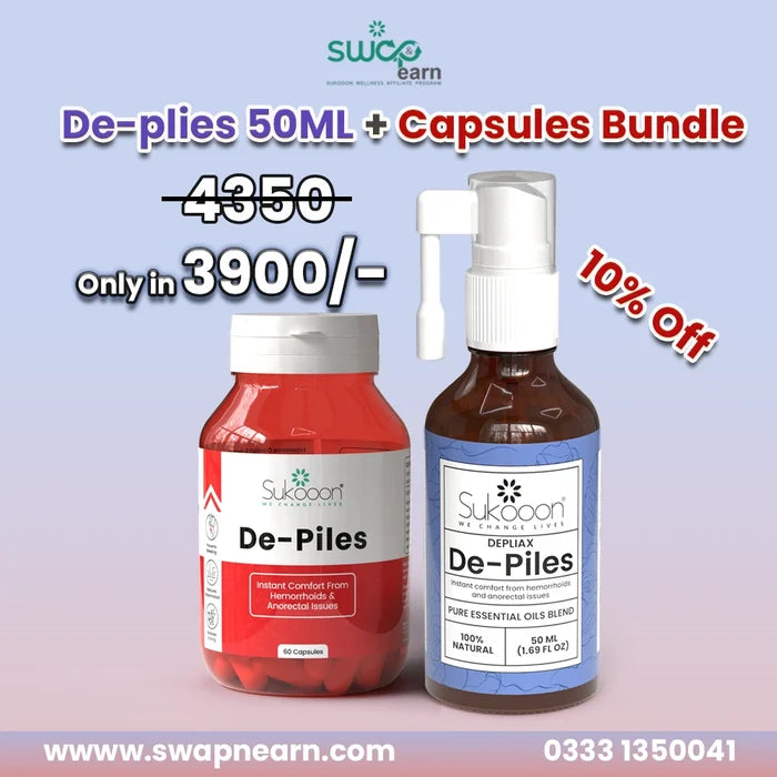 De-Piles Oil | Essential Oil Blend For Hemmorhoids