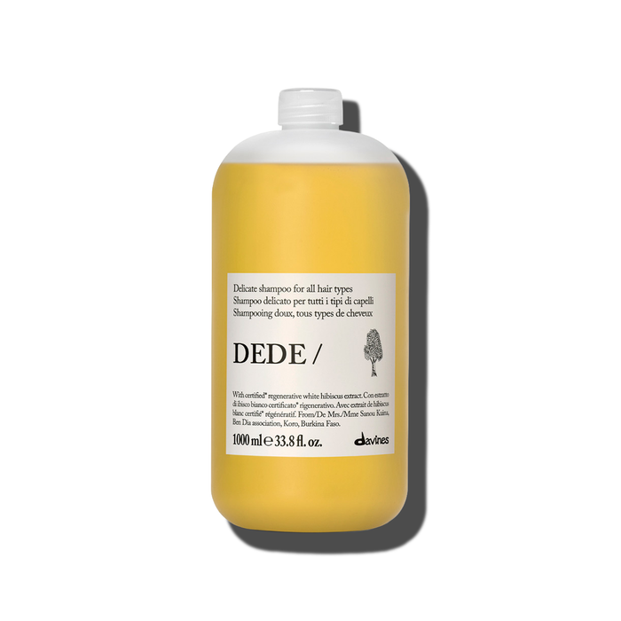 Dede Shampoo liter size - Davines hair care at Solvi Salon, Boise, Idaho