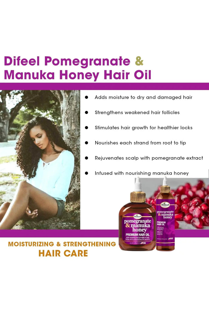 DIFEEL POMEGRANATE & MANUKA HONEY PREMIUM HAIR OIL - BSW BEAUTY CANADA