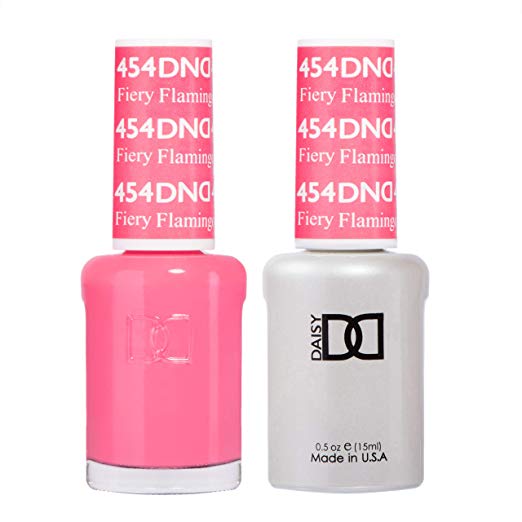 DND Gel Nail Polish Duo 454 - Fiery Flamingo