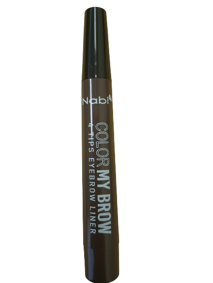 EBL24-02 GEL EYEROW LINER W/4 TIPS BROWN