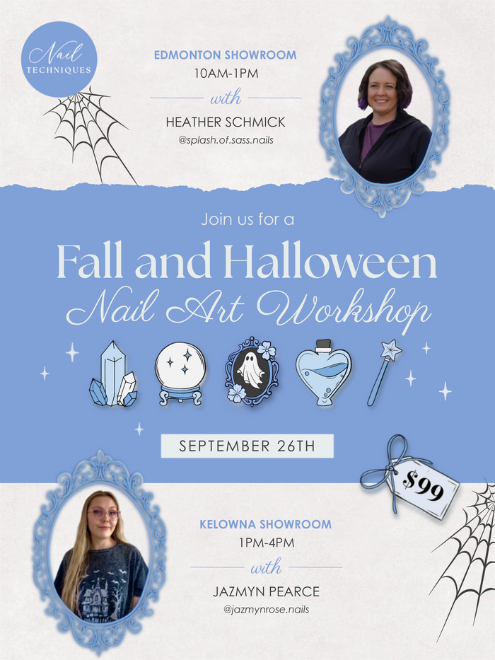 Fall & Halloween Nail Art Workshop | Class September 26 in BOTH Locations!