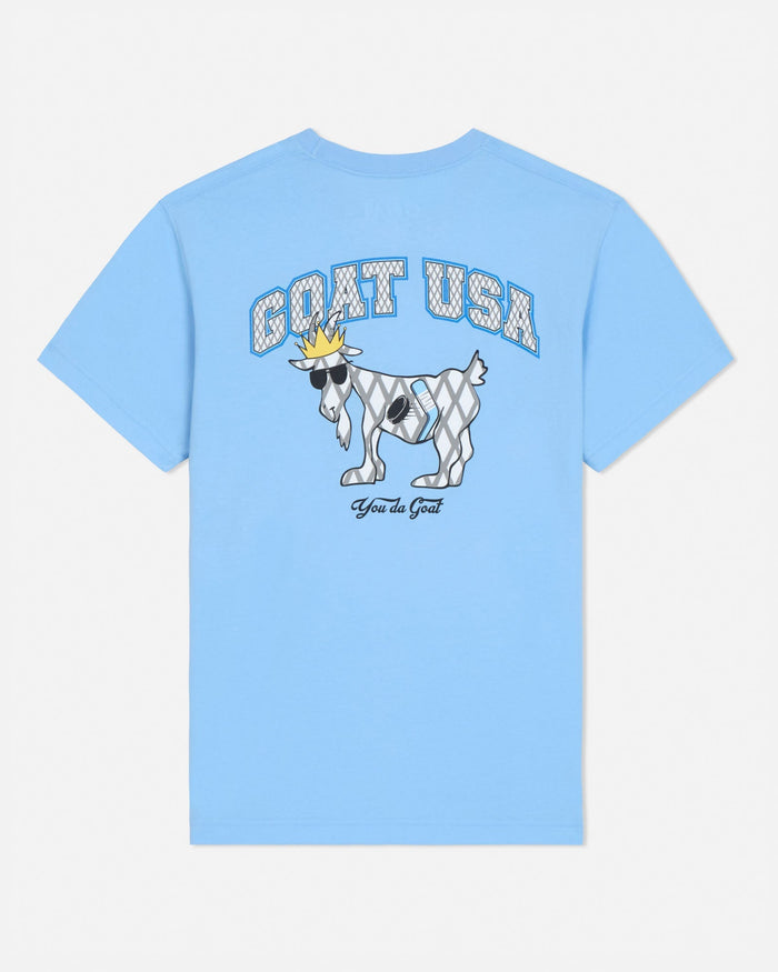Goat USA Youth Hockey Sports T-Shirt Apparel Goat USA Carolina Blue Youth XSmall