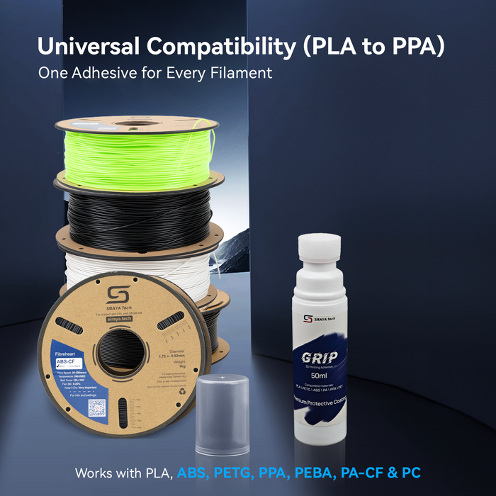 bed adhesive FDM printer 50ml universal compatible PLA ABS PETG PPA PEBA filament spools