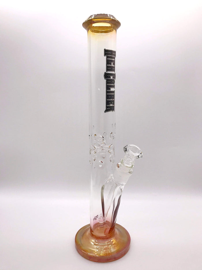 Smoke Station Water Pipe High Caliber American Gold Fumed Tube