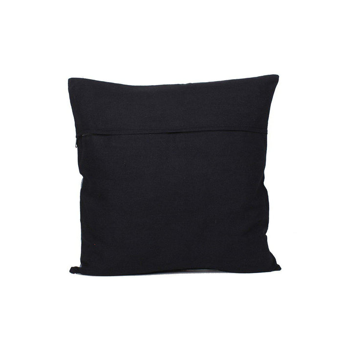 Hmong Embroidered Floral Pillow Cover - Thailand