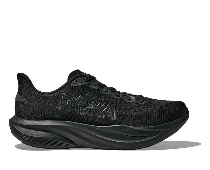 Hoka Women's Mach 7 Footwear Hoka One One Black/Black-BBLC 5.5 Medium-B