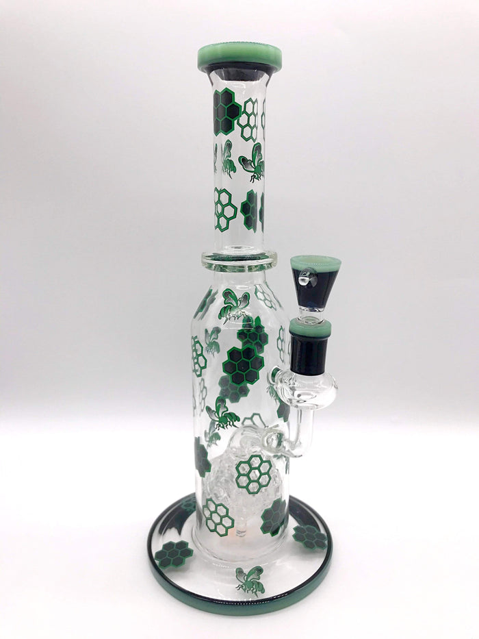Smoke Station Water Pipe Honeybee Water Pipe with Barrel Perc