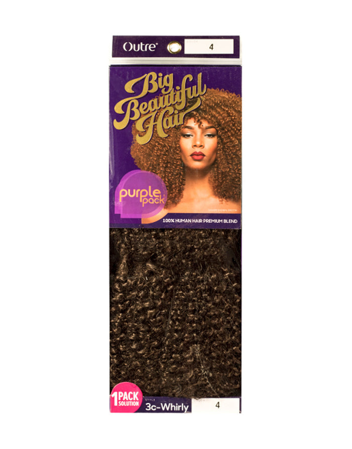 Human Hair Blend Big Beautiful Hair - 3c-Whirly Wvg