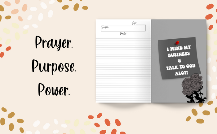 I Talked To God About It!: Prayer Journal