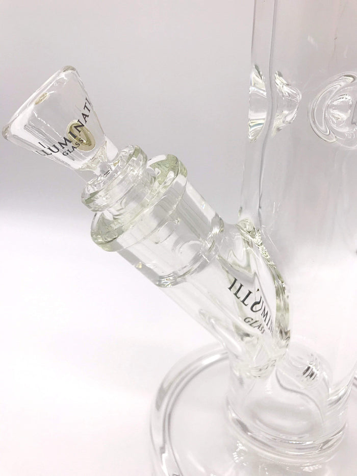 Smoke Station Water Pipe Illuminati Glass 9mm Thick American Straight Tube