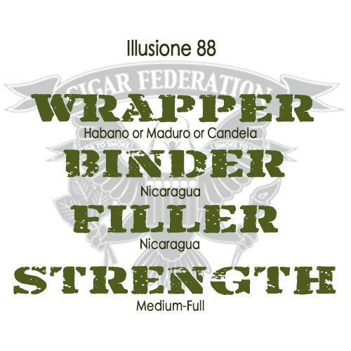 Illusione 88 MADURO VINTAGE - Cigar Federation