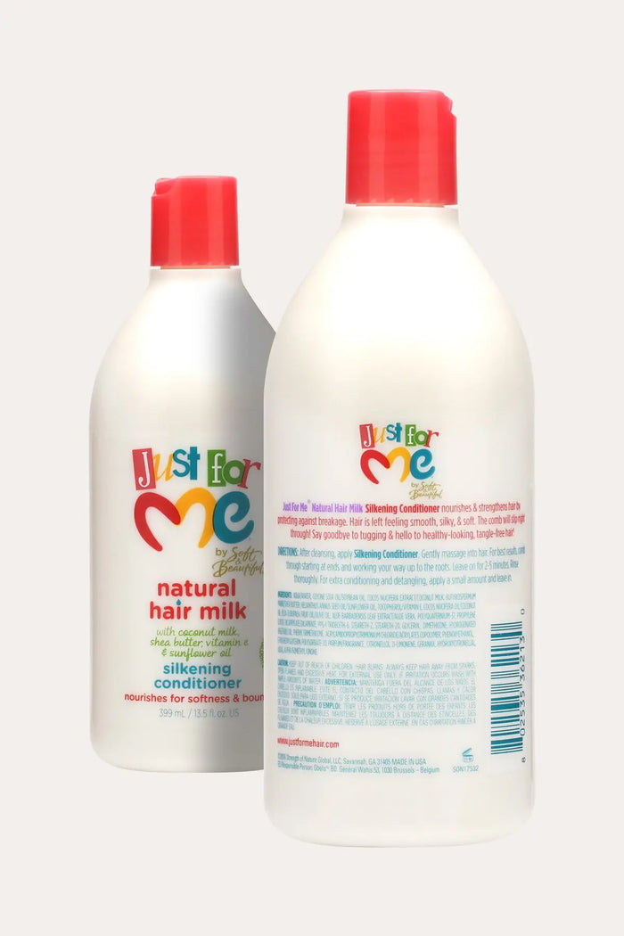 JUST FOR ME NATURAL HAIR MILK SILKENING CONDITIONER 13.5oz - BSW BEAUTY CANADA