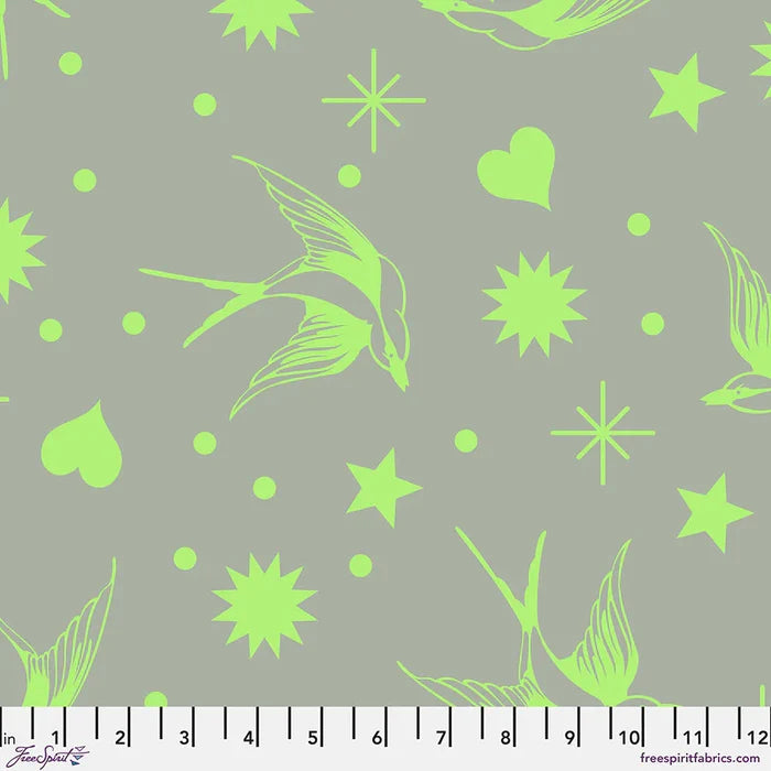 Karma - Neon Fairy Flakes - Fat Quarter