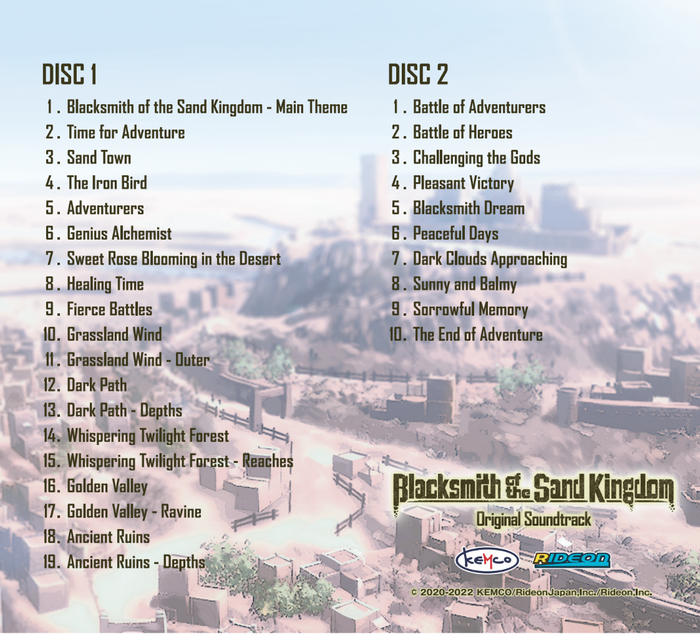 Limited Run #440: Blacksmith of the Sand Kingdom OST Bundle (PS4)