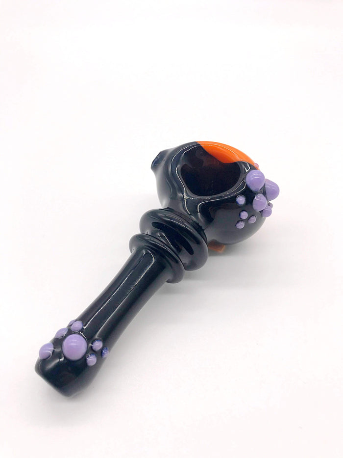 Smoke Station Hand Pipe Original Hand-Blown Jahni Glass Eyeball Millie Spoon Hand Pipe