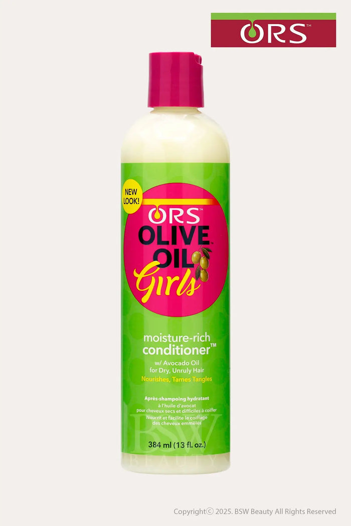 ORS OLIVE OIL GIRLS MOISTURE-RICH CONDITIONER 13oz - BSW BEAUTY CANADA