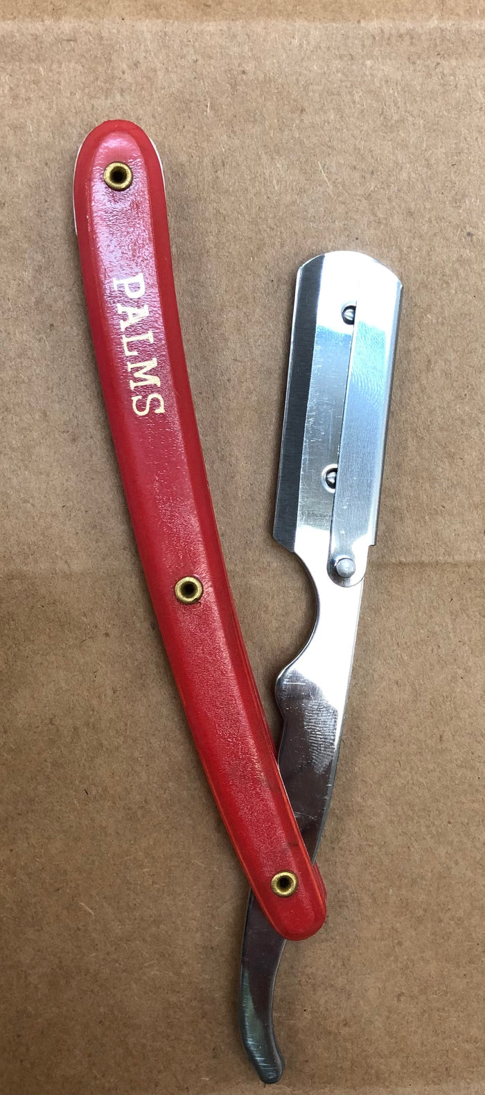 Palms Barber Straight Razor - 3 Color (Black, Red, Blue) - Palms Fashion Inc.
