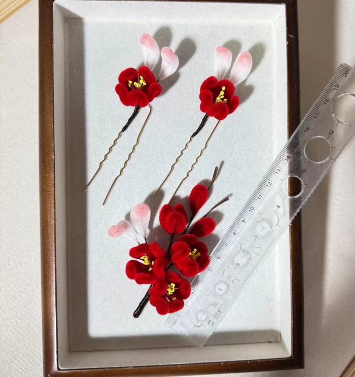 PF281 - Plum Blossom Ronghua Hairpin/Brooch - Wholesale
