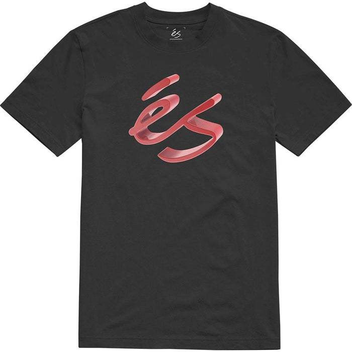 Polera 3D Script Tee Black Red