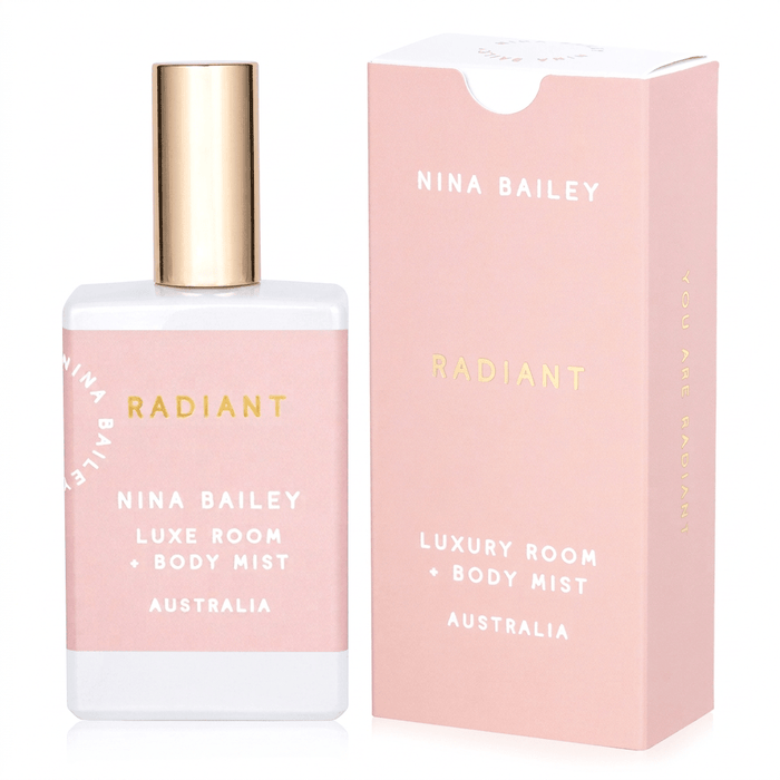 Radiant Luxury Room and Body Mist - Nina Bailey