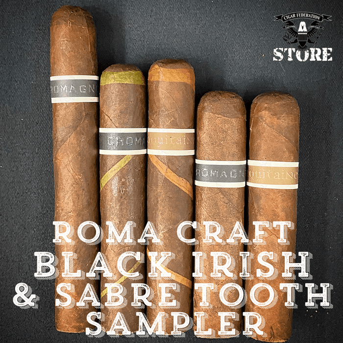 RoMa Craft BLACK IRISH & SABRE TOOTH Sampler - Cigar Federation