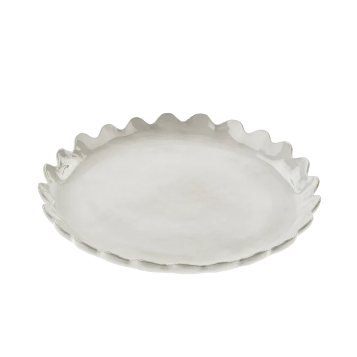 Scalloped Plate
