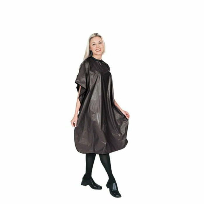 SCALPMASTER VYNYL SHAMPOO CAPE - Black # 3000 - Palms Fashion Inc.