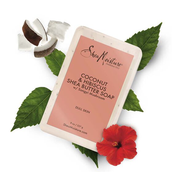 Shea Moisture Coconut & Hibiscus Shea Butter Soap 227 g