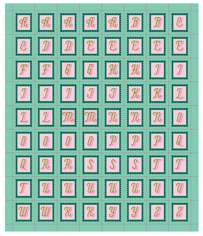 So. Many. Letter Stickers.
