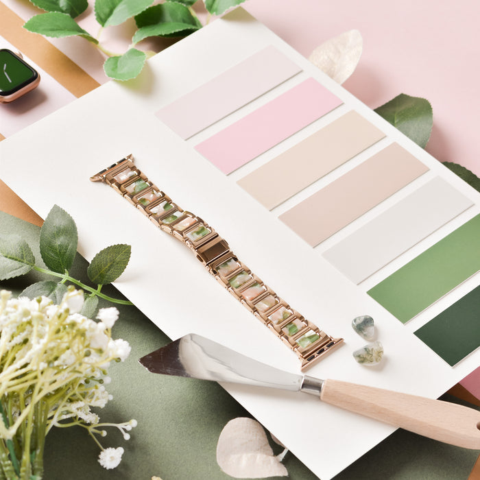 pink-and-green-marble-with-rose-gold-stainless-steel-apple-watch-strap