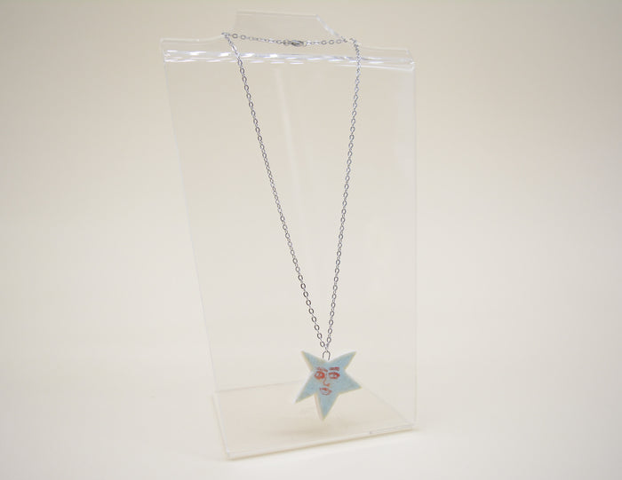 Star Face Necklace