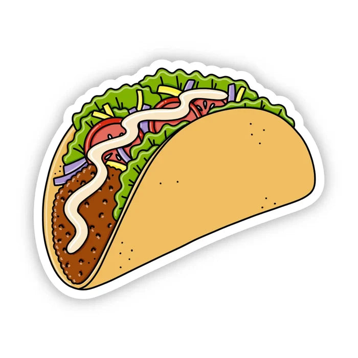 Taco Sticker