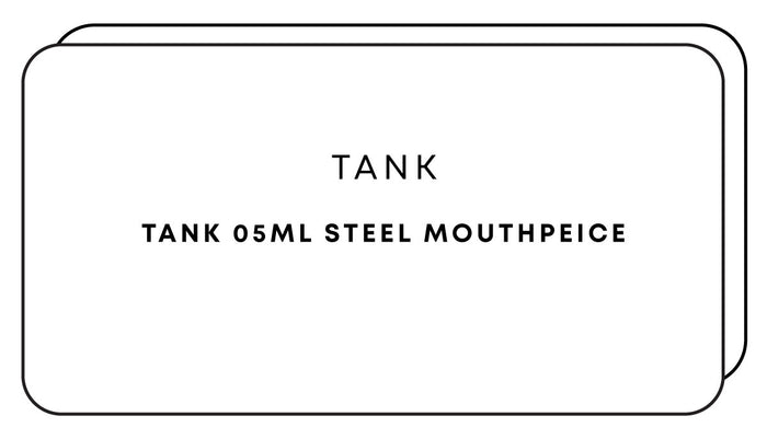 Tank 05mL Steel Mouthpiece | One Colour-Image 1