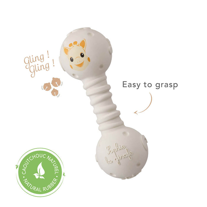 teething rattle with bell